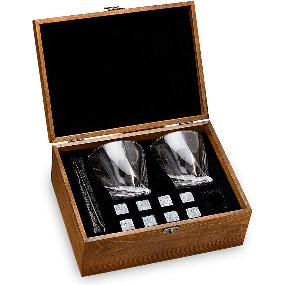 •Natural & Unique Granite Whisky Stones